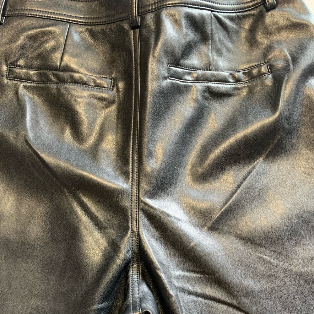 Marc New York Black Faux Leather Pants NWT - Picture 6 of 7